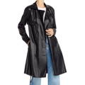 Leather trench coats