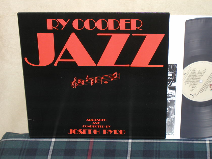 Ry Cooder          JAZZ - Embossed Cover (1st Press) Tan w/crosshatches labels