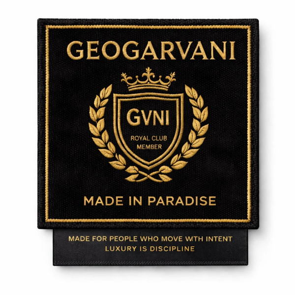 GEOGARVANI Men’s Denim Jacket — Luxury Is Discipline - Image 2