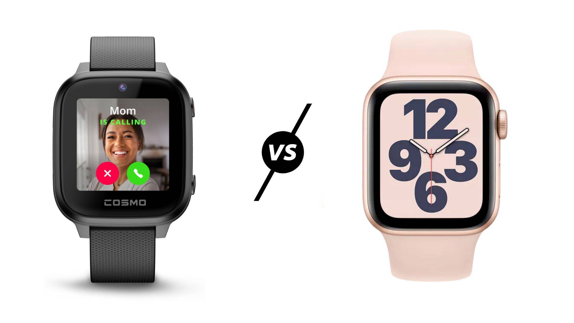 Best Kids Smart Watch COSMO JrTrack 4 vs Apple Watch