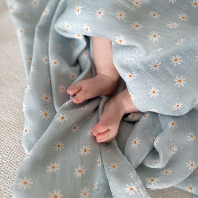 Lange XL meilleur bleu Joli Nous confort et qualité premium pour bébé haut de gamme doux confortable certifié
