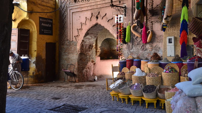 Market in Marrakech, Morocco 