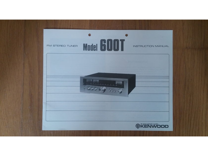 Kenwood 600T  FM Stereo Tuner
