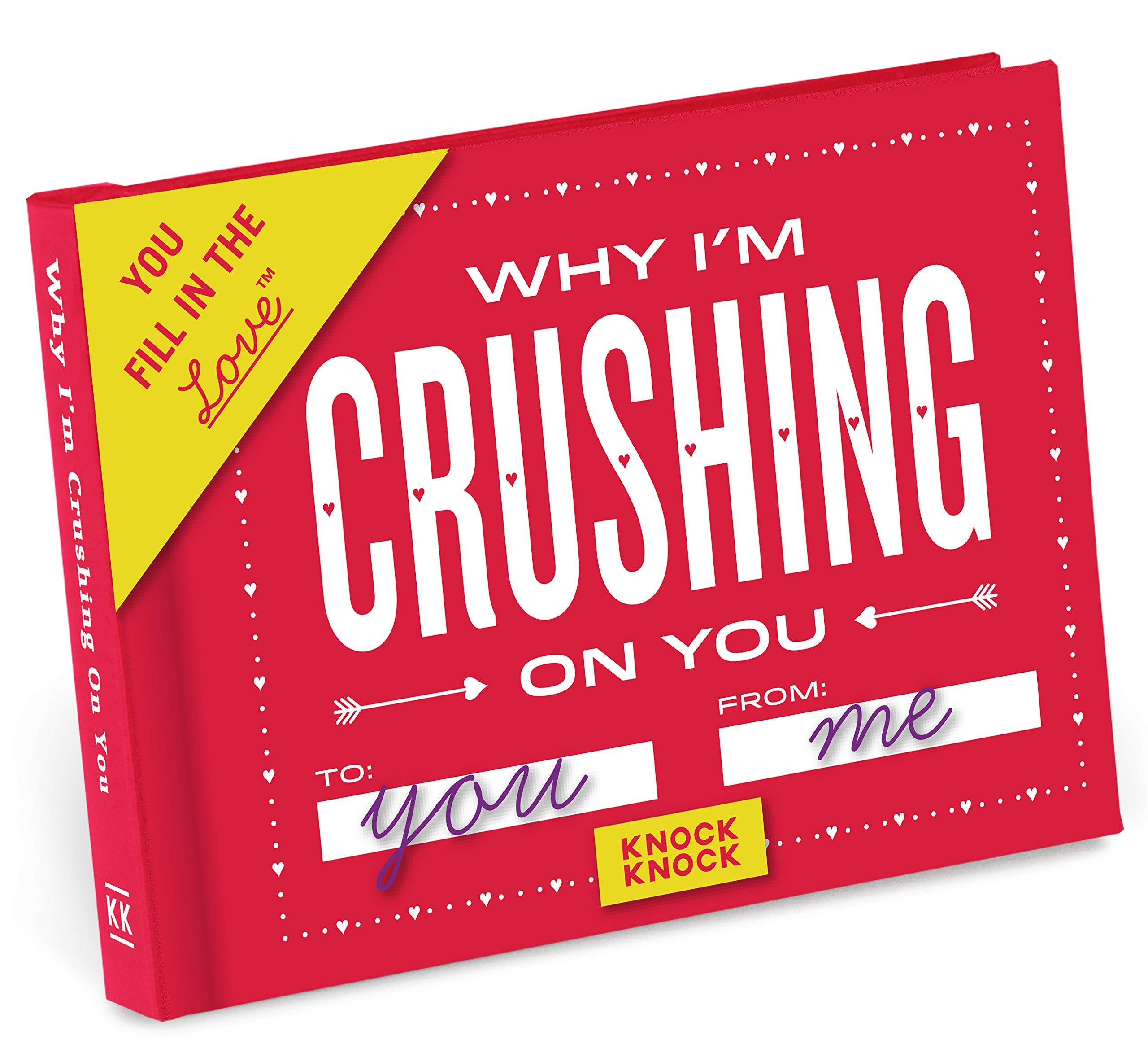 Fill-in-the-Blank Gift Journal Knock Knock Why I'm Crushing on You Fill in the Love Journal Hardcover 