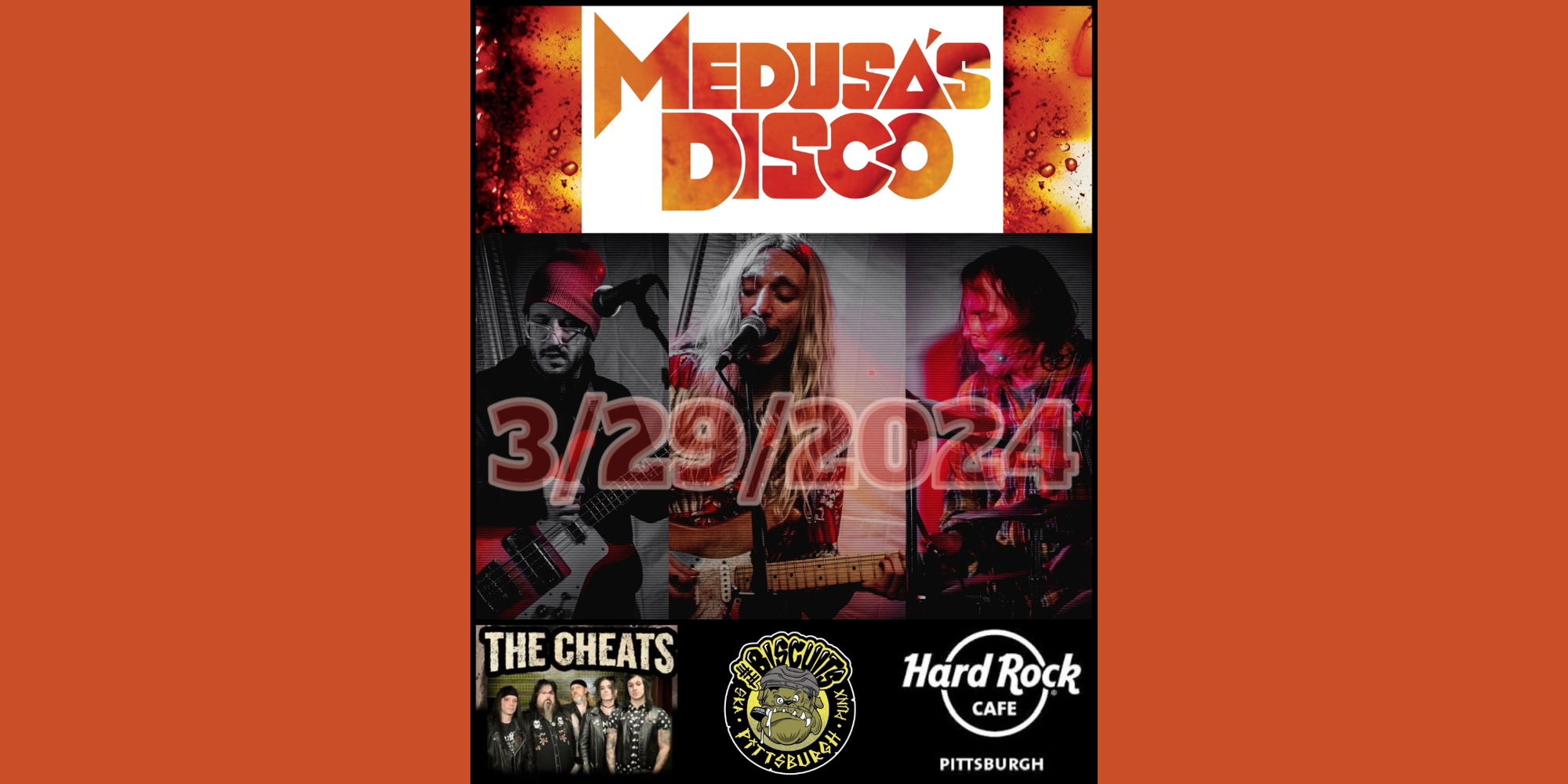 Medusa's Disco w/ The Cheats promotional image