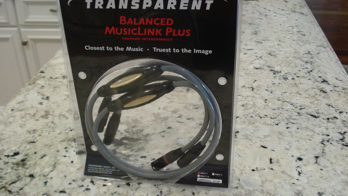 Transparent Audio Balanced MusicLink Plus 1 meter new i...