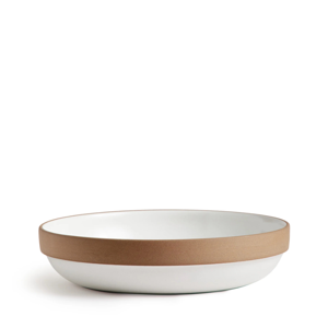 13" Rim Serving Bowl, Opaque White