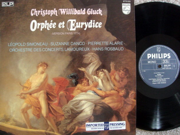 Philips / ROSBAUD, - Gluck Orfeo & Euridice, MINT, 2 LP...