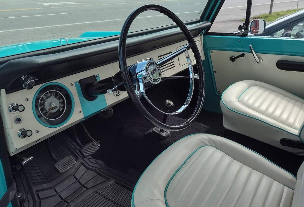 1966 ford bronco half cab pickup vehicle history image 3