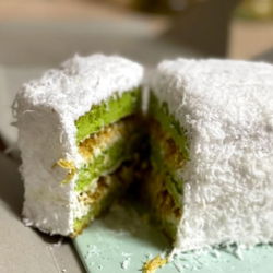 Ondeh Ondeh Cake (Quarter  2.5" x 3.5")