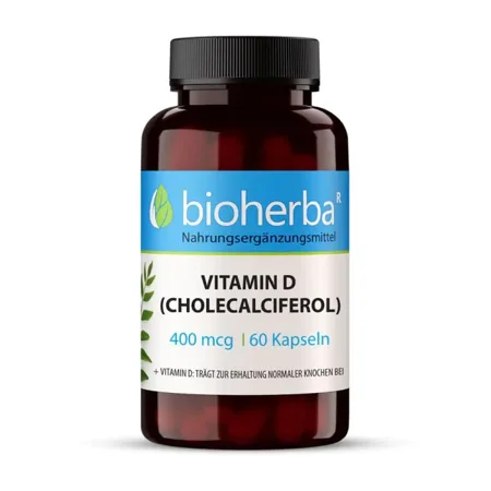 Vitamin D Cholecalciferol 400 mcg 60 Kapseln