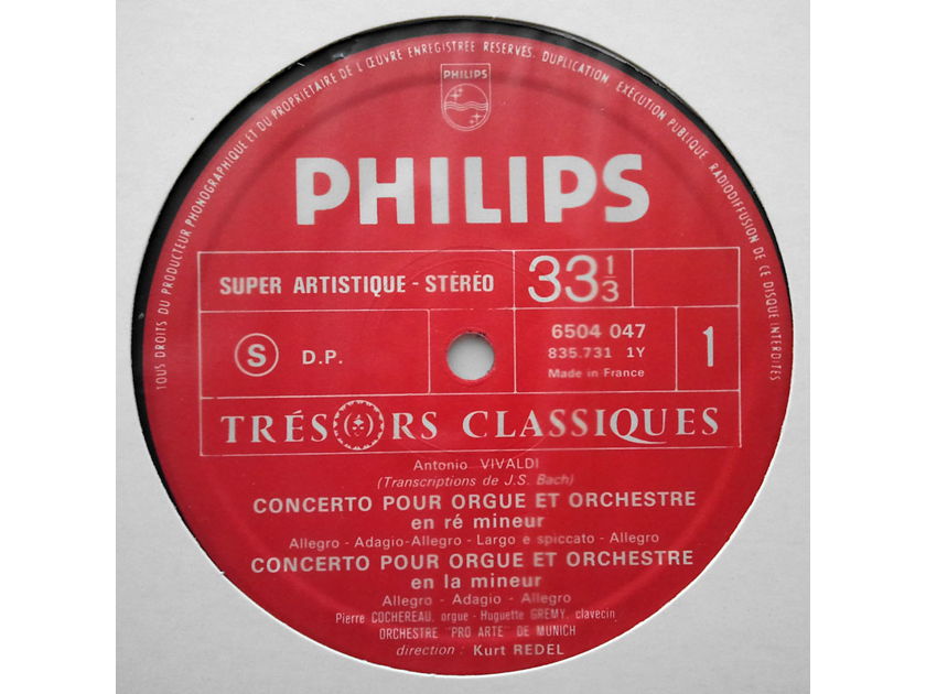 French Philips/Cochereau/Redel/Vivaldi - Organ concertos / NM