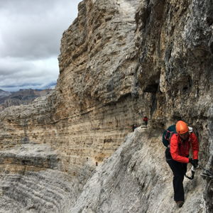 Via Ferrata on our honeymoon