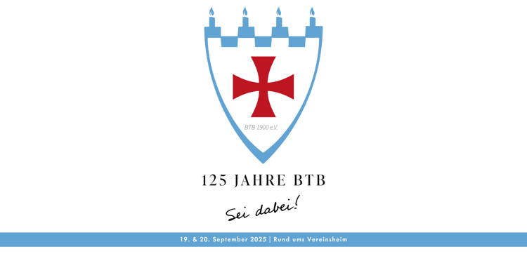 Save the Date! 125 Jahre BTB Beyenburg!