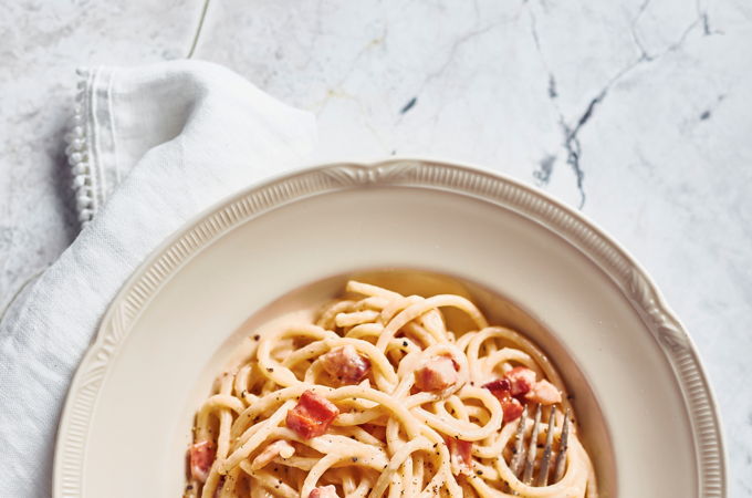 Pâtes carbonara (les meilleures)