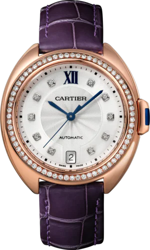 Clé de Cartier 35 Pink Gold / Diamonds / Purple