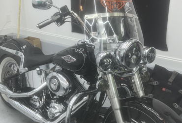 2014 HARLEY-DAVIDSON FLSTC HERITAGE SOFTAIL CLASSIC (VIVID BLACK) motorcycle for rent near Santa Rosa Beach, FL