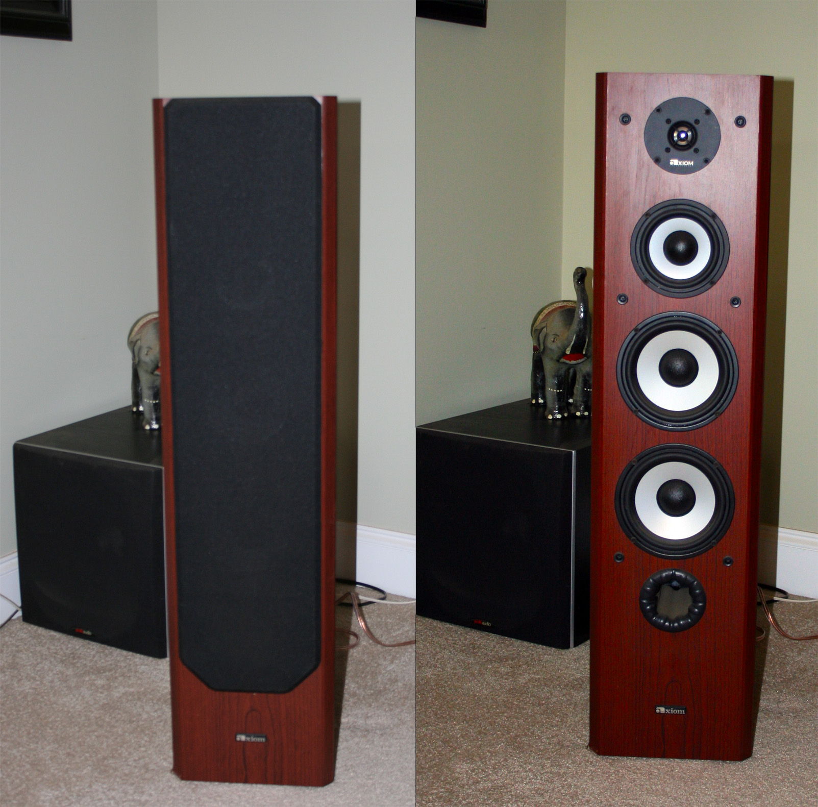 Axiom best sale tower speakers