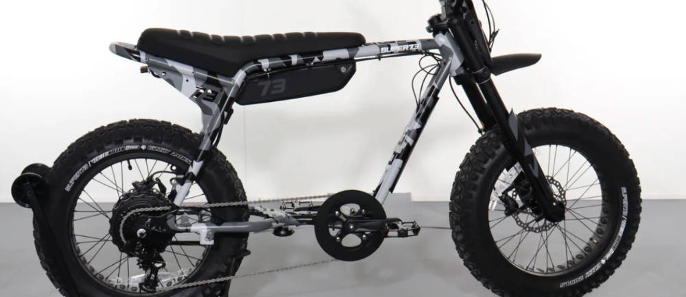 a Super73 Z Adventure electric mini moto