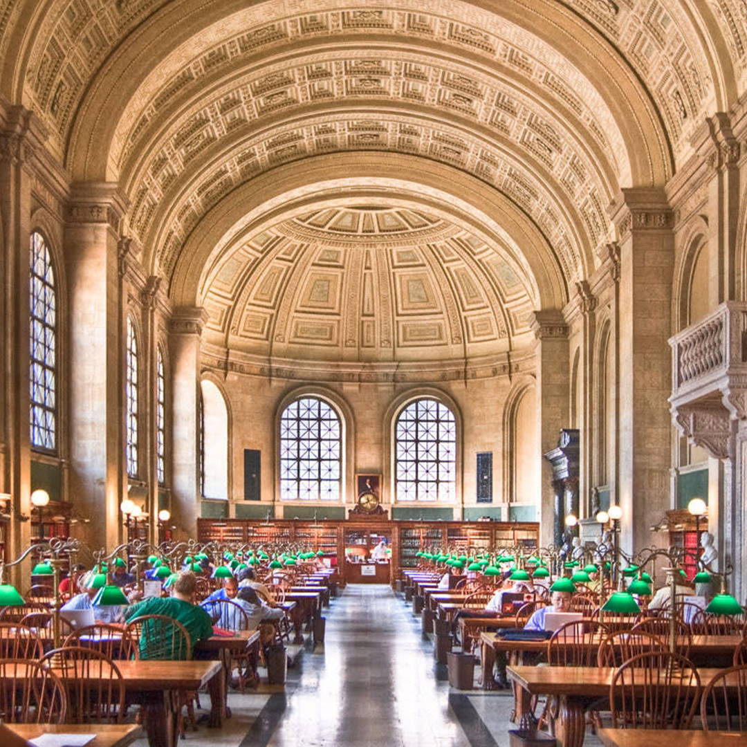 Inside the Boston Public Library