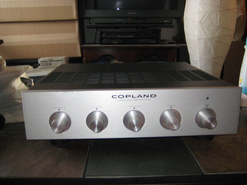 Copland CTA-301 tube pre amp, new tubes,schematics,brochure,great shape sounds awesome