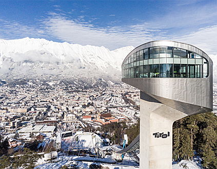  Kitzbühel
- Das "Bergisel SKY" sucht in Innsbruck und weit darüber hinaus vergeblich seinesgleichen!