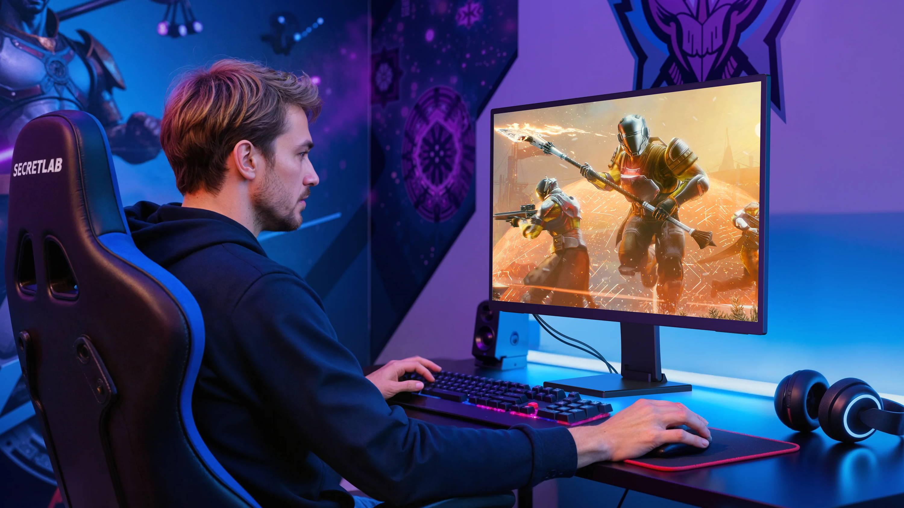 UMax 23 - 23.8 Inch 100Hz Computer Monitor 1080P HDR Mountable Display