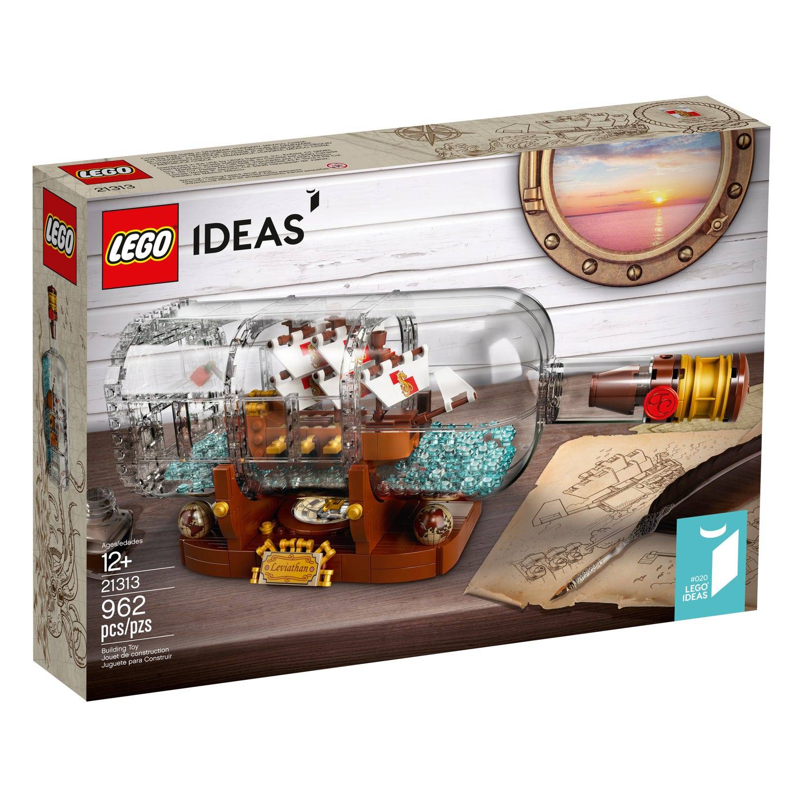 LEGO Ideas Ship Bottle 