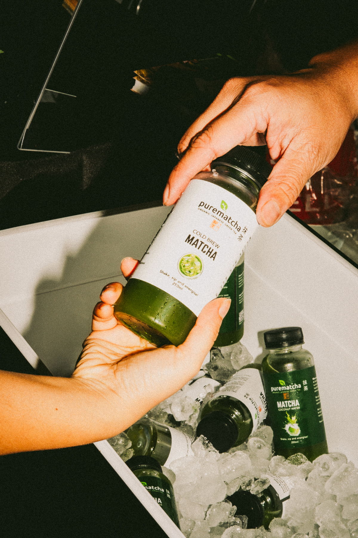 Karla Spetic Australian Fashion Week backstage with Purematcha