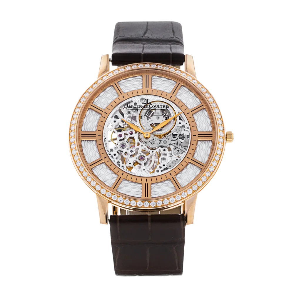 Master Ultra Thin Squelette Red Gold with Diamonds LE, image 1 Master Ultra Thin Squelette Red Gold with Diamonds LE, image 1