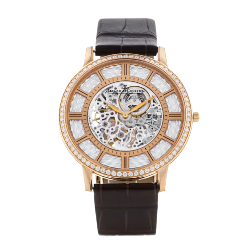 Jaeger-LeCoultre Master Ultra Thin 38 Master Ultra Thin Squelette Red Gold with Diamonds LE