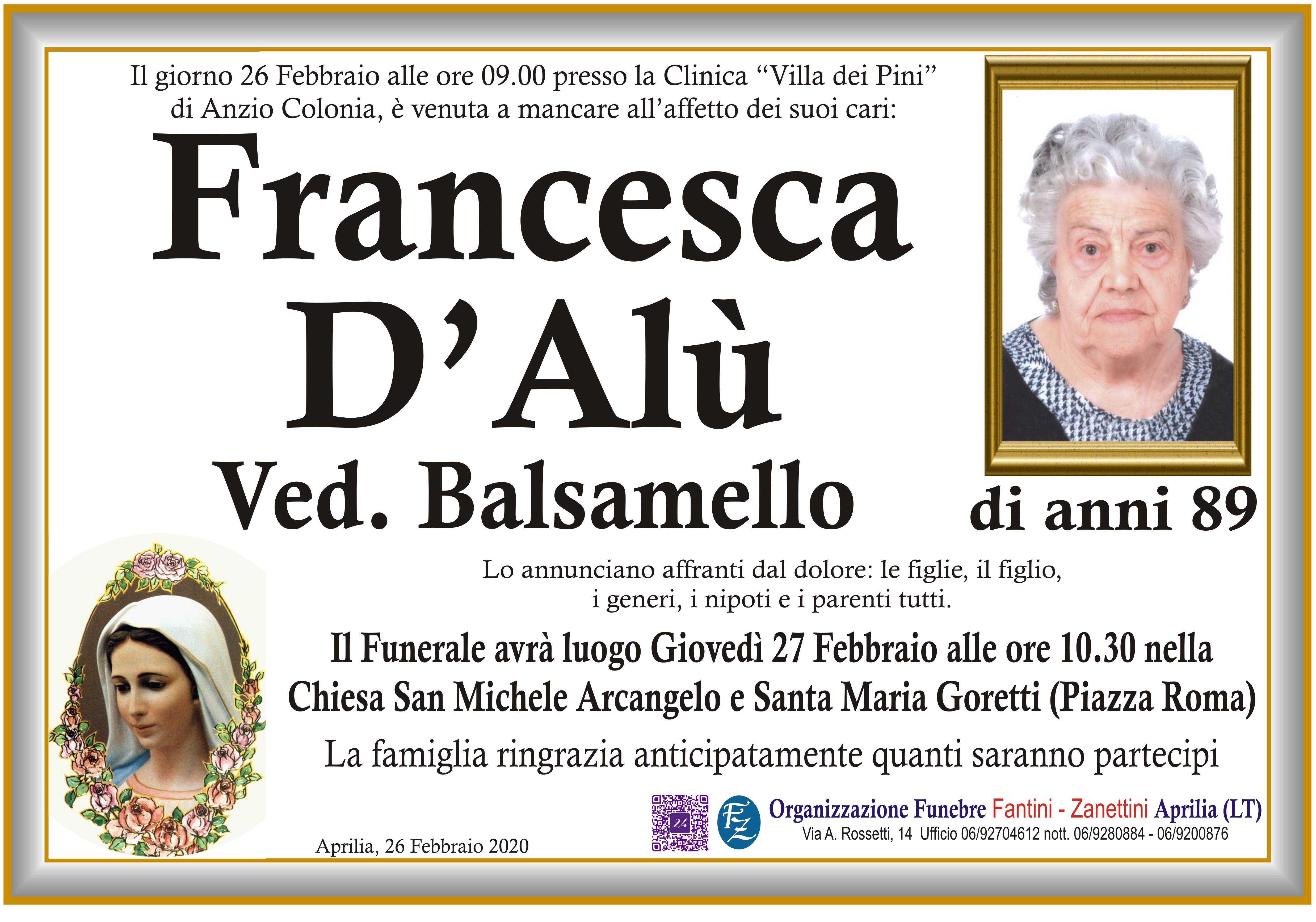 Francesca D’Alù