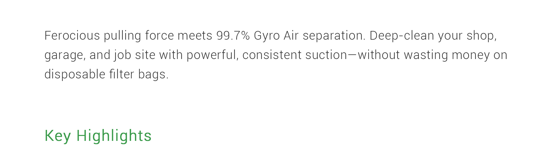 GYRO AIR G-700 Dust Processor for dust collection and extraction front view with control panel pressure gauge and 6 inch inlet
