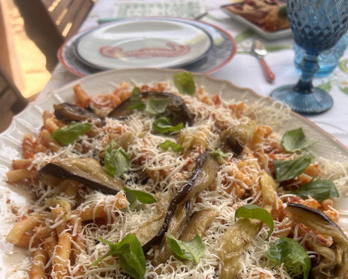 Cooking classes Syracuse: My fresh pasta Norma will make you dream