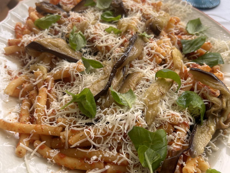 Cooking classes Syracuse: My fresh pasta Norma will make you dream