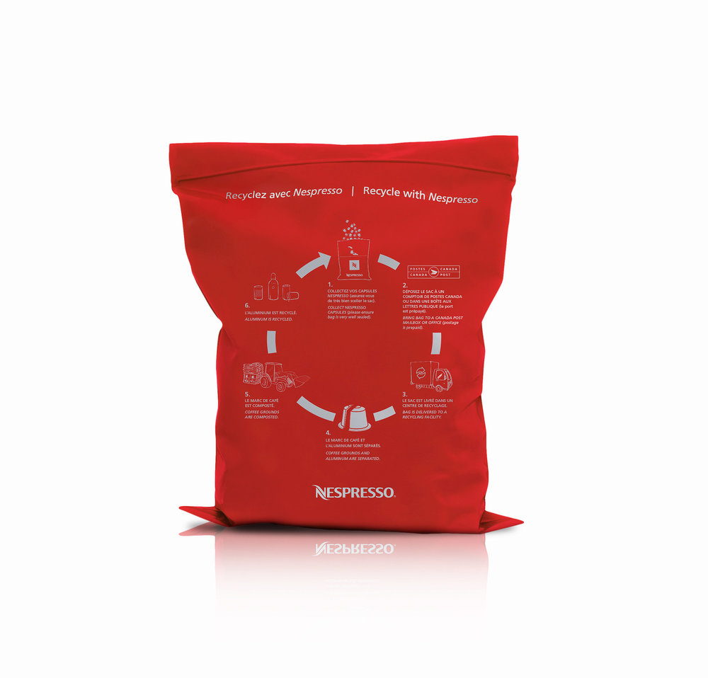 Nespresso-Nespresso launches Red Bag capsule recycling solution