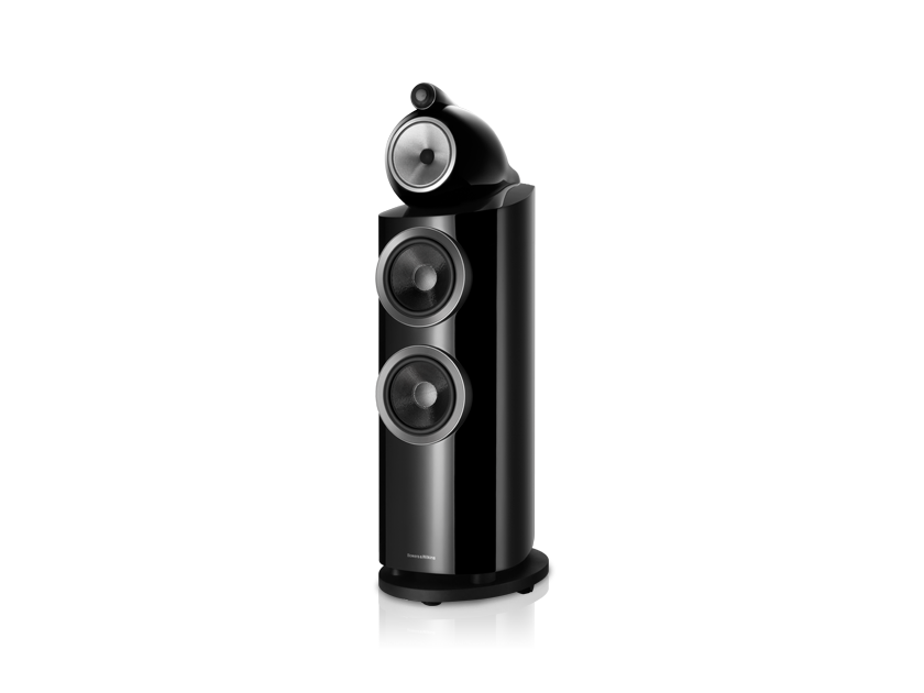 B&W  802D3 Speakers  in Black Gloss New