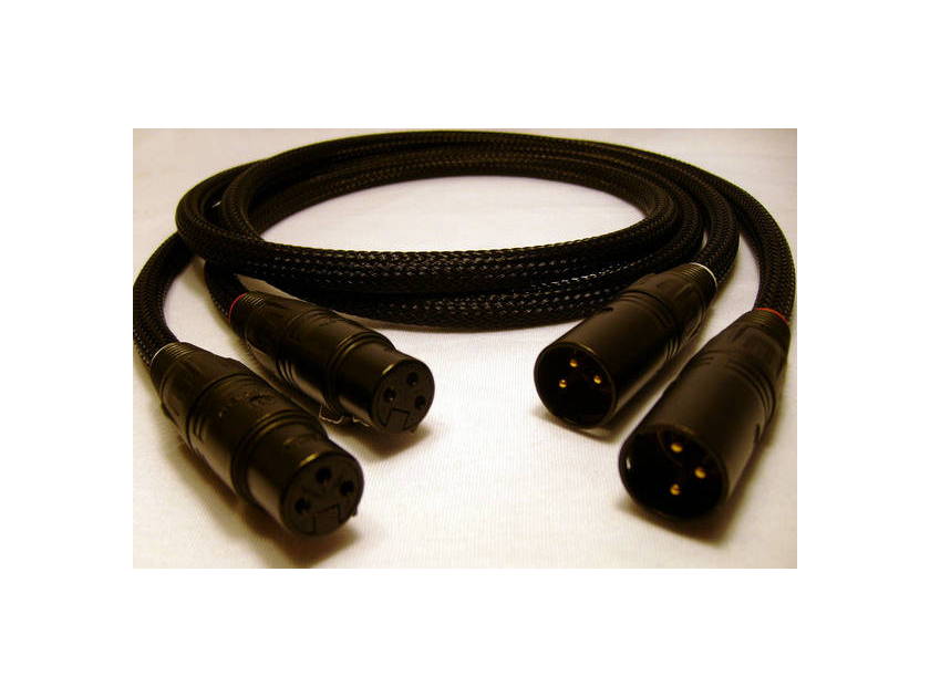 Cullen Cable  1 Meter XLR Interconnects made in the usa!