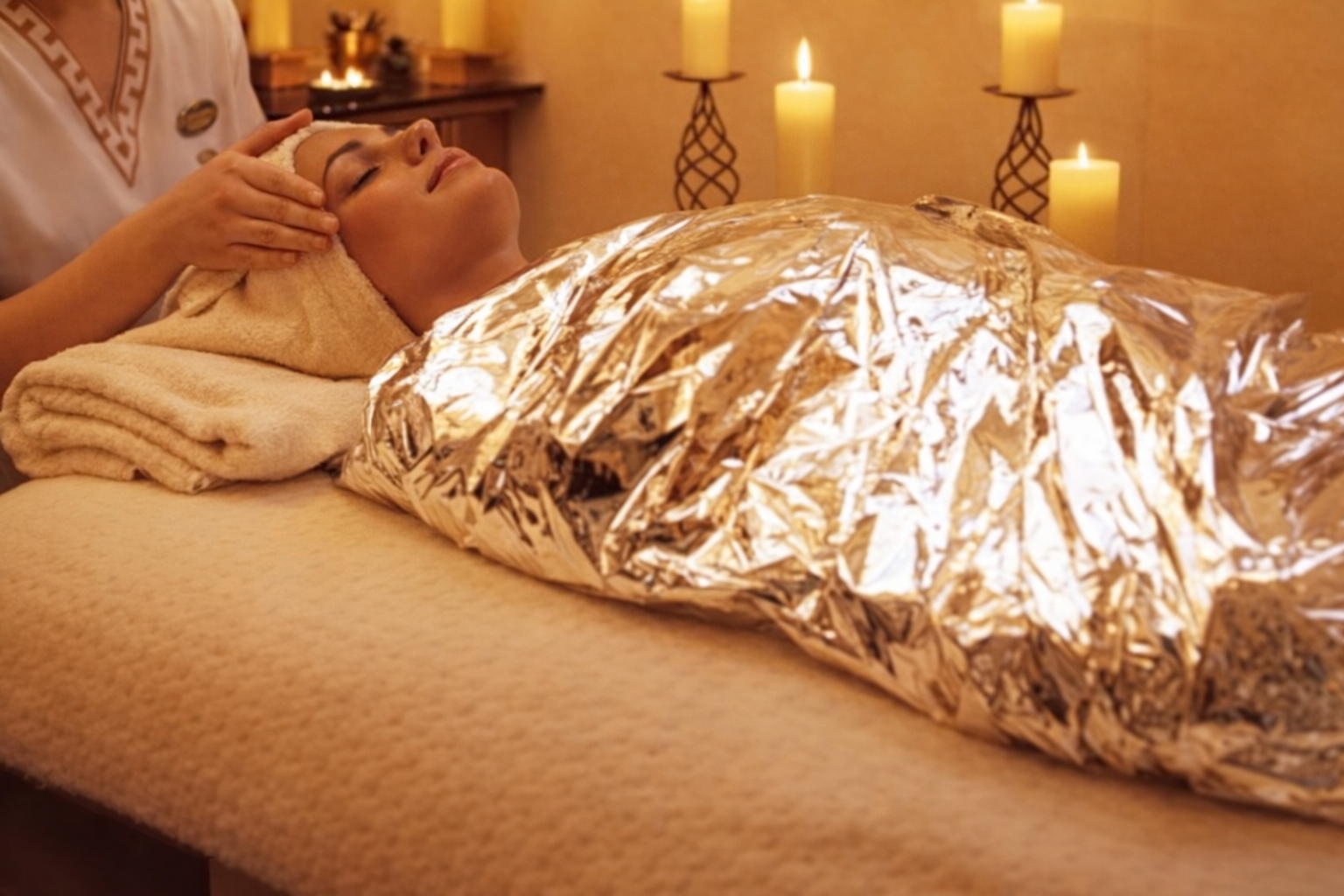 1 Hour - Deep Moisture Full Body Cocoon with complimentary LED light therapy facial treatment