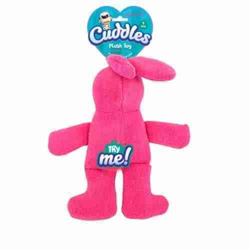 Plush Dog Toy 26Cm Pink, Brown