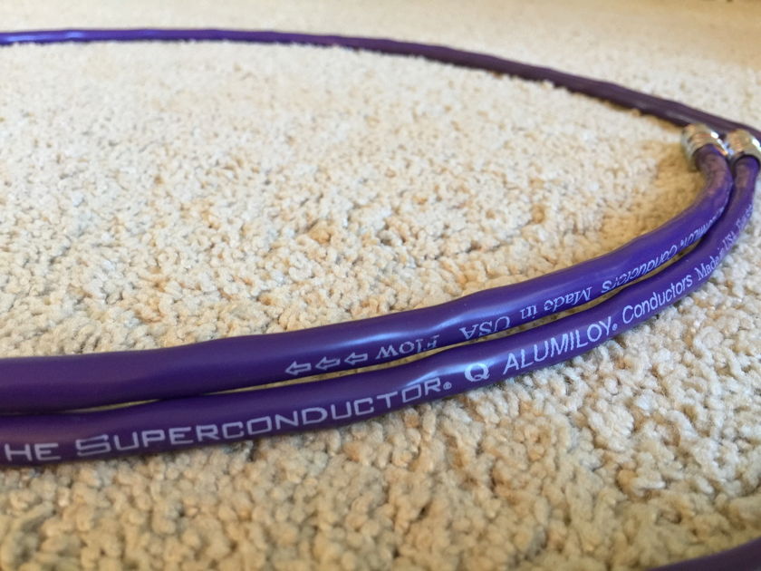 JPS Labs Superconductor Q 2.0m RCA Demo Interconnects - Exellent Condition!