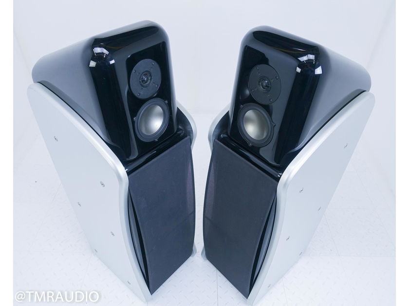 Revel Ultima Studio Floorstanding Speakers Black / Aluminum Pair (16233)