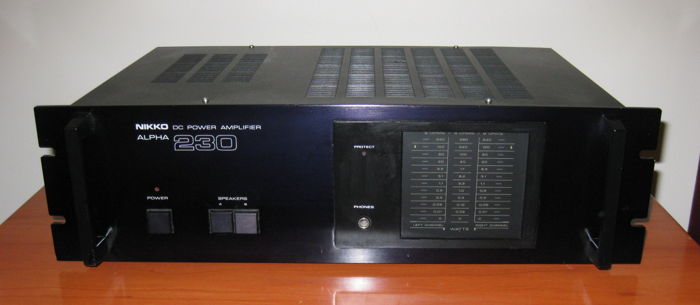 Nikko Alpha 230 Stereo Power Amplifier.