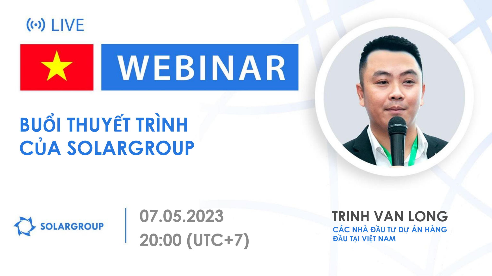 Vietnam. Buổi thuyết trình công ty tài chính quốc tế SOLARGROUP