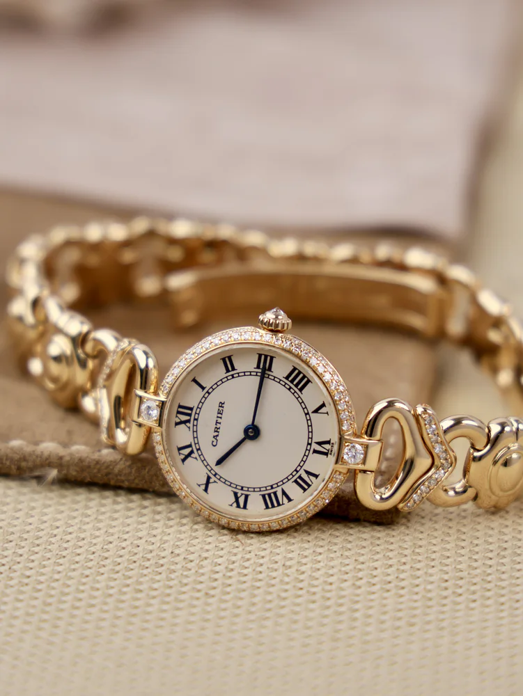 With diamond bezel and bracelet 1993 Box and Papers