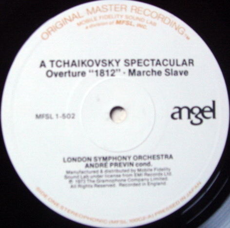 ★Audiophile★ MFSL / PREVIN, - Tchaikovsky 1812 Overture...