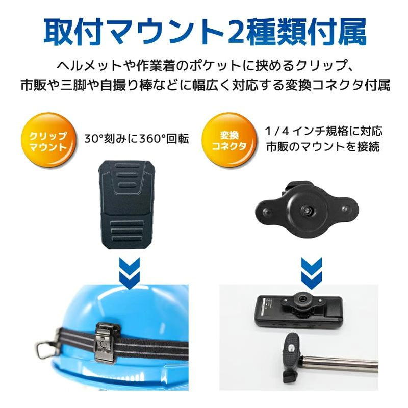 取付マウント2種類付属