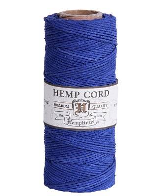 #20 (1mm) Hemp Cord Spool - Blue