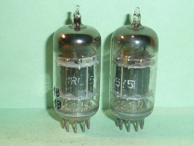 RCA 5751 12AX7 ECC83 Triple Mica Black Plate Tubes