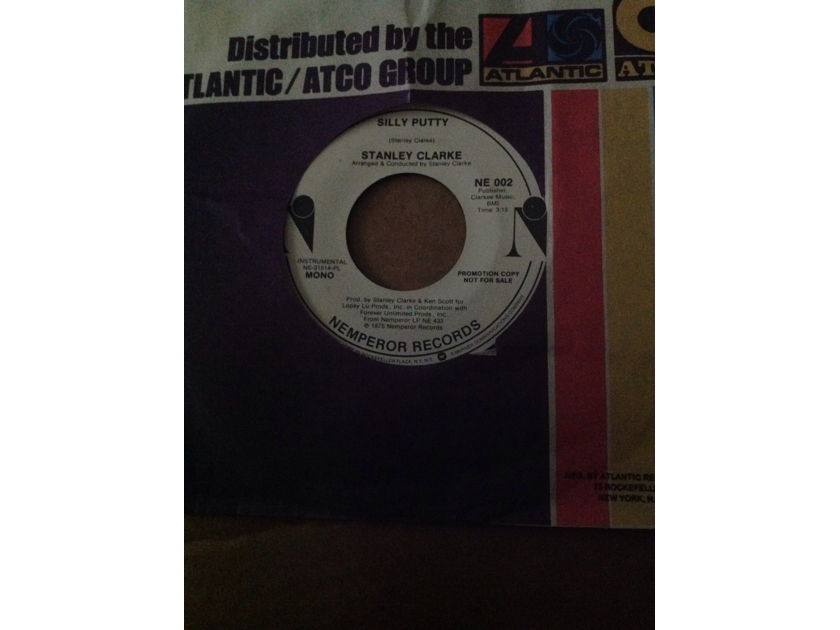 Stanley Clarke - Silly Putty Nemperor Records Promo Single Mono/Stereo 45 Vinyl NM
